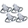 Aman cute Party Wear Silver Toe Ring