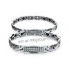 Fashion New Design 316L Stainless Steel Bracelets Crystal Couple Bracelet Jewelry