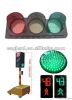 Three color of Solar traffic light