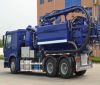 Sewage Suction Vacuum Tank Truck.