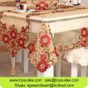 Handmade Cutout Double Embroidered Organdy Dining Tablecloth Set