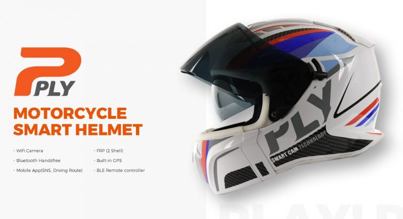 SMART HELMET for motorcycle / wifi camera / bluetooth handsfree