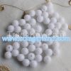 New Fashional 6-30 MM Acrylic Round Snow White Beads Loose Spacer Bead