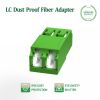 LC Duplex Dust Proof Fiber Adapter