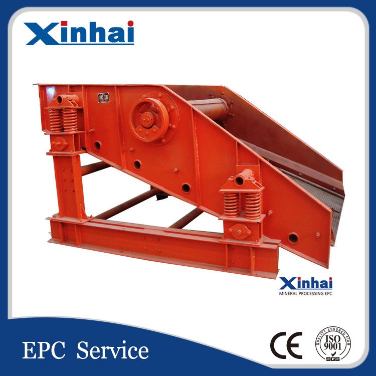 China mining linear vibrating screen machine , vibrating screen separator