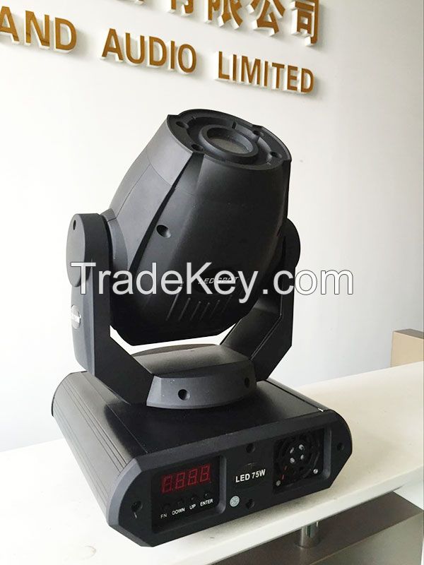 hotsale American DJ lights 75w wedding led spot light gobos zooming 60w moving head light