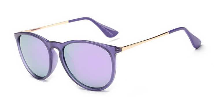 Wholesale TR90 frame hight street oversized Round Sunglasses for women