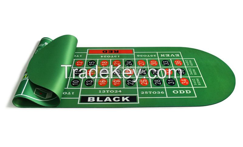 Custom Image Full Color Printed Poker Playing Mat OEM Factory