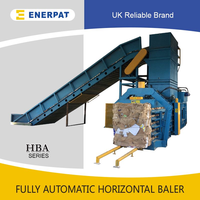 Automatic China cardboard horizontal baler machine with CE