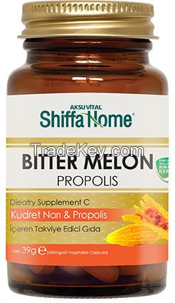 Bitter Melon Extract Capsule with Propolis herbal medicine for diabetes Nutrition Supplement