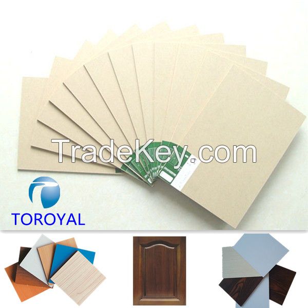 E0 / E1 / E2 glue fibreboard MDF 915 x 2135mm for door