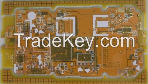 8 layers impedance PCB with vias in BGA pads