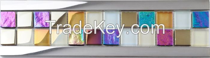 Border Mosaic Glass Mosaic Special Design PFHBD03