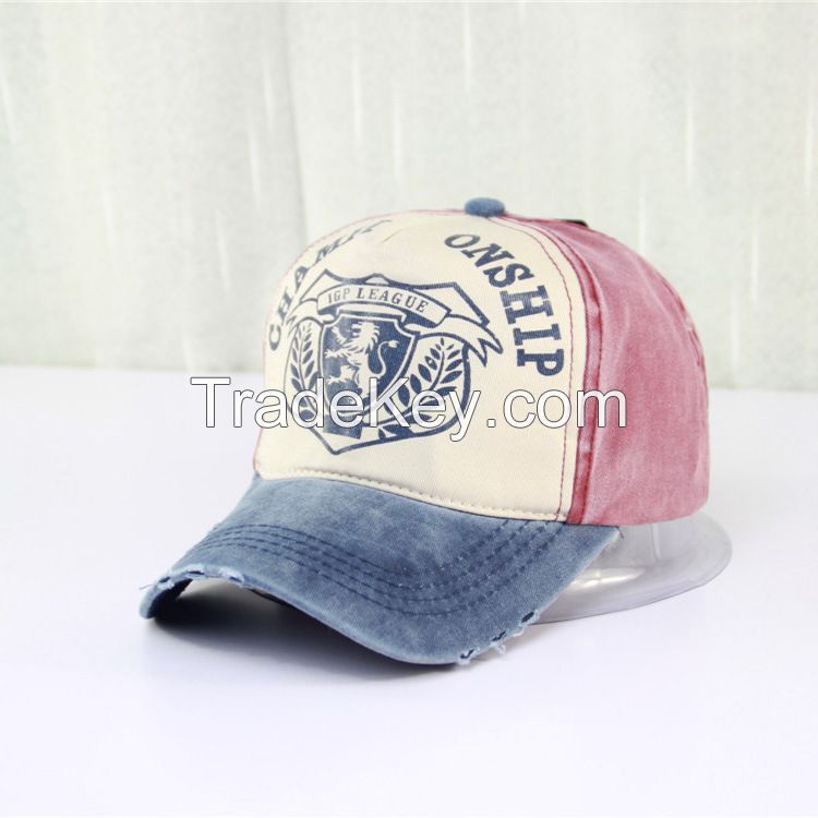 Hot Selling Fashion Vintage Baseball Cap With OEM Embroidery Logo