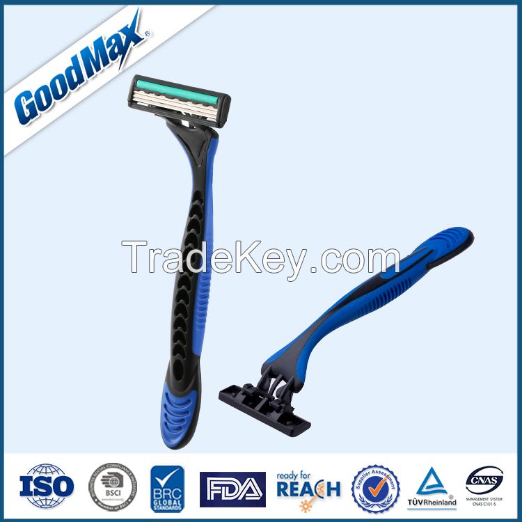 New Triple Blade Disposable Face Shaving Razor