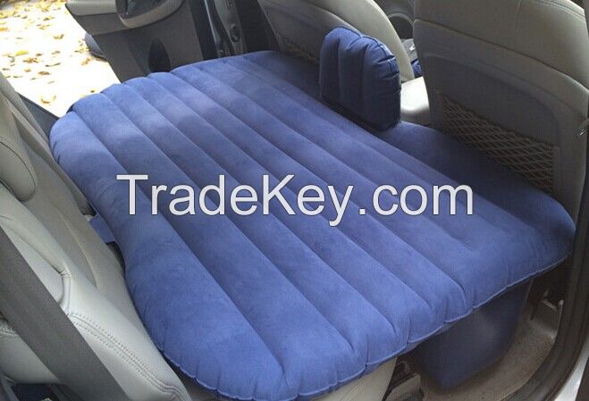 Flocked Inflatable bed in car