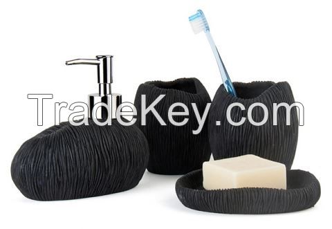 Natural Coral Stone Shape Bathroom Set