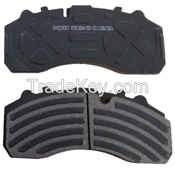 Brake pad 29087, 29059, 29105 for MERCEDES BENZ, ACTROS, BOVA, SCANIA