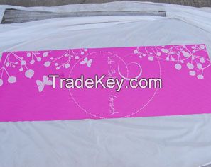 PVC yoga pilates Mats with Screen-Printing