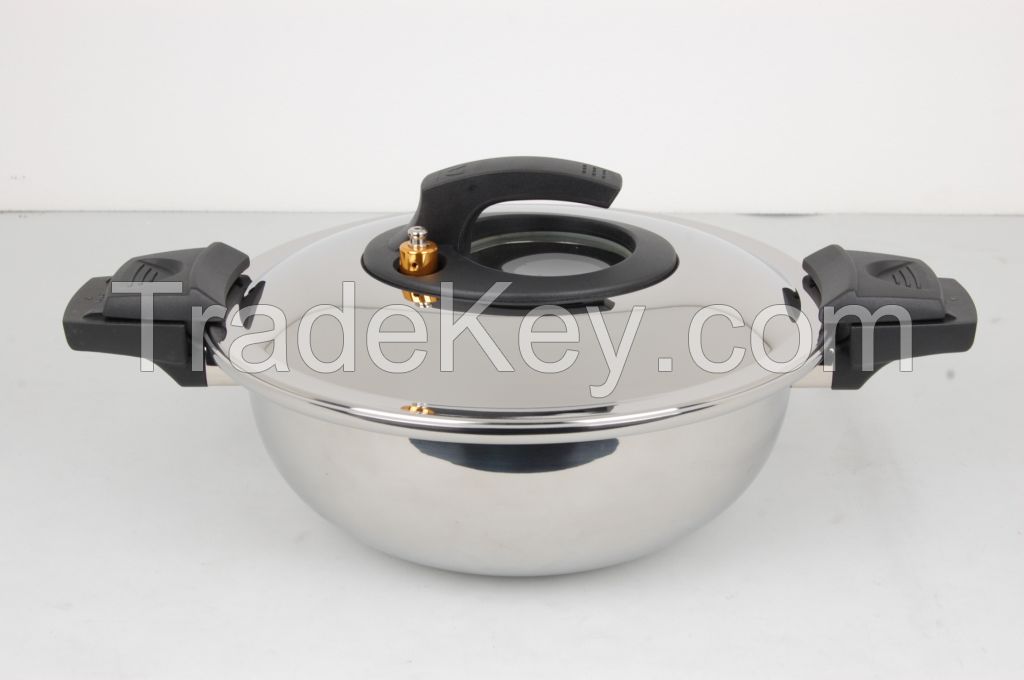 STAINLESS STEEL LOW PRESSURE WOK