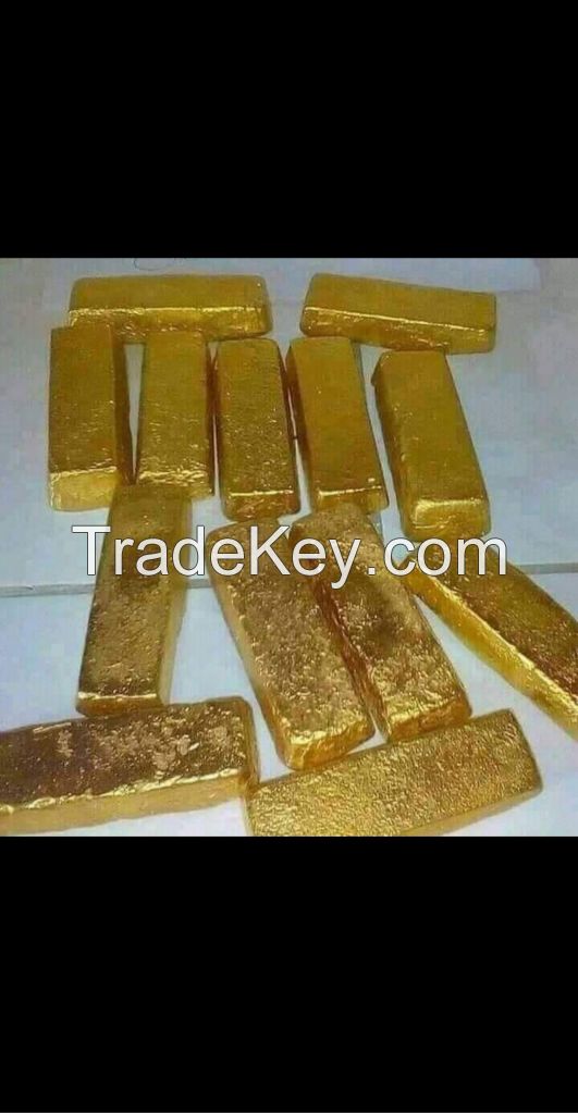 Gold dore bars