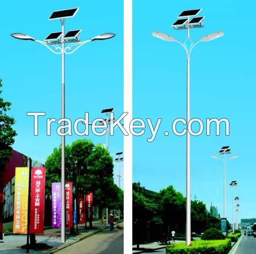 30W LED Solar Street Light For Courtyard Garden Use 3 Years Warranty