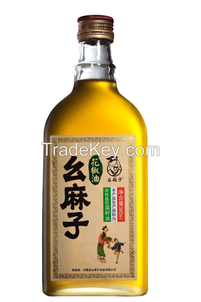 China edible oil 380ml sichuan prickly ash oil