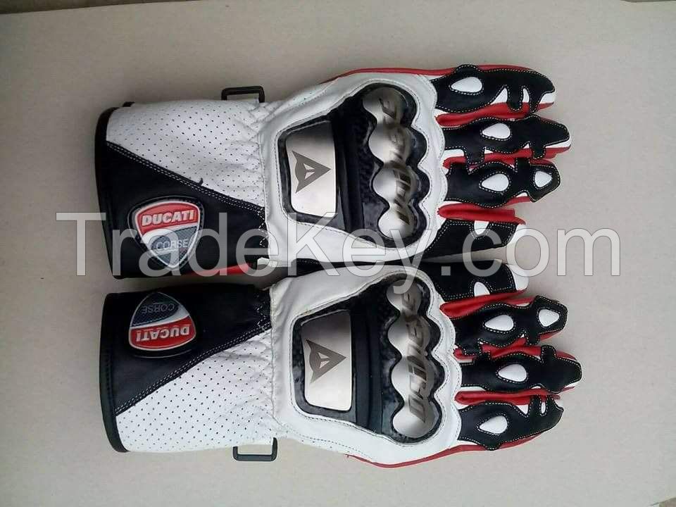 Motorbike Leather Gloves