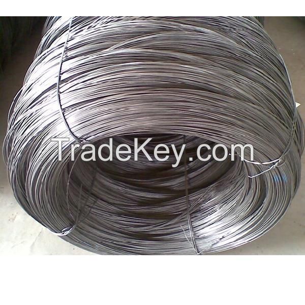 Galvanized iron wire/ iron wire/ soft hot dip galvanized wire / 500 kg coil galvanized woven wire