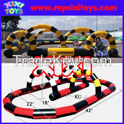 XIXI 2016 inflatable pedal go kart race track