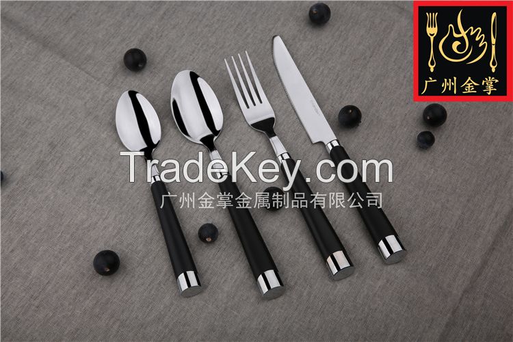 Stainless Steel Cutlery In Plastic Handles