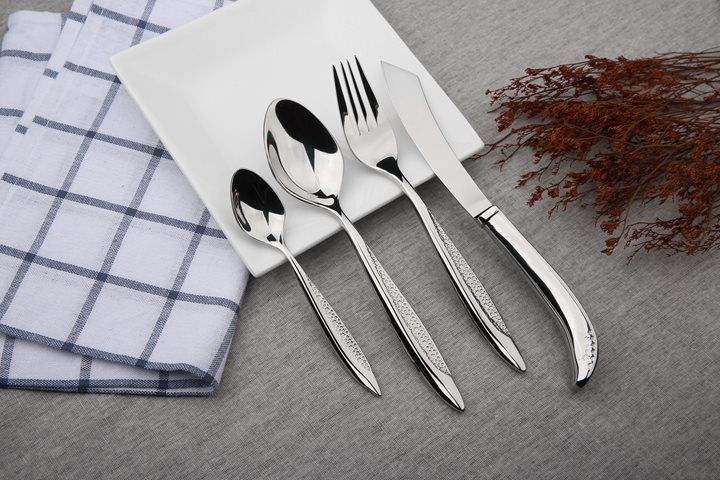 High Grade Stainless Steel Tableware Spoon Knife and Fork