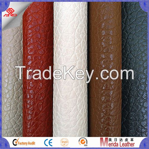 Factory price high quality embossed synthetic pvc leather for bag making