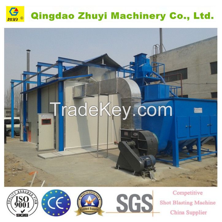 Sand Blasting Booths with Abrasive Recovery System