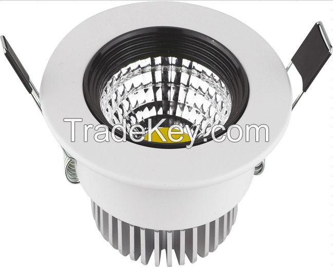 Suppy COB 3W 85-265V White LED Down Light