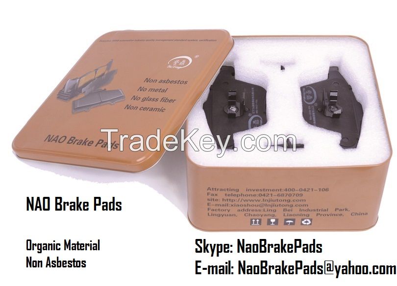 Organic Brake Pad, NAO Brake Brake Pad, Brake Pad, Auto Parts Manufacturer