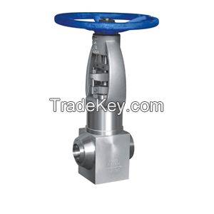 Forged steel globe valve of power plant valve