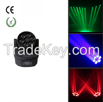 6pcs 15W LED Moving head Beam Light For Stage Disco Dj