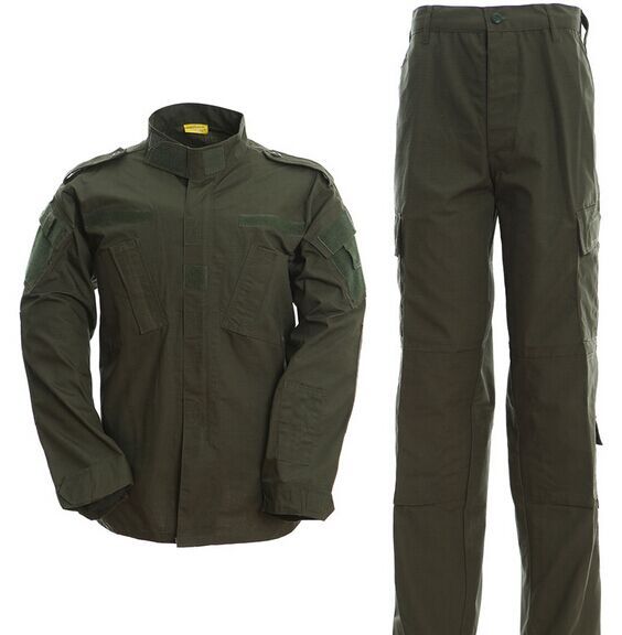 Waterproof military rip stop army green color uniform