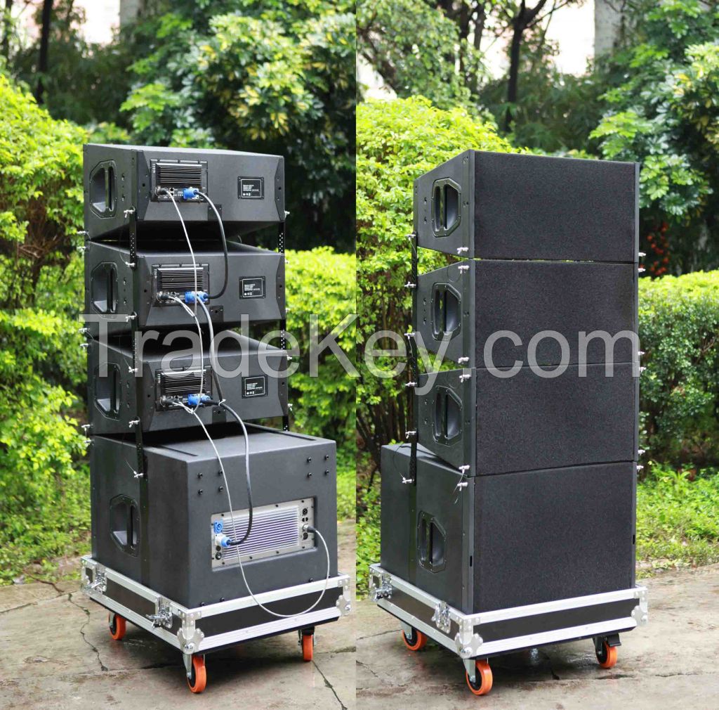 Dual 10" Q1 active line array system