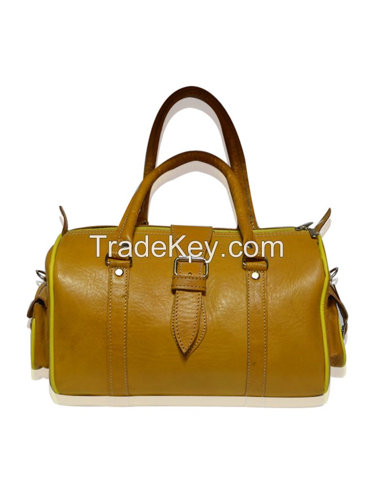 Yellow Leather Handbag