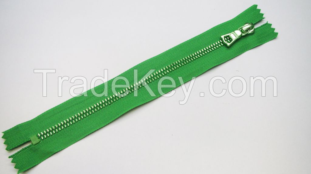 3# close ended metal zipper with special teeth