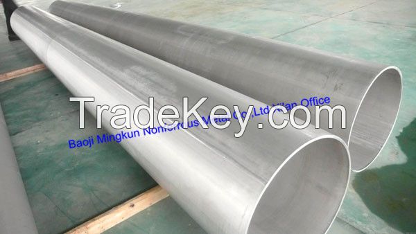 Grade 1, 2, 5, 6, 7, 9, 12, 23 titanium welded heavy wall pipe