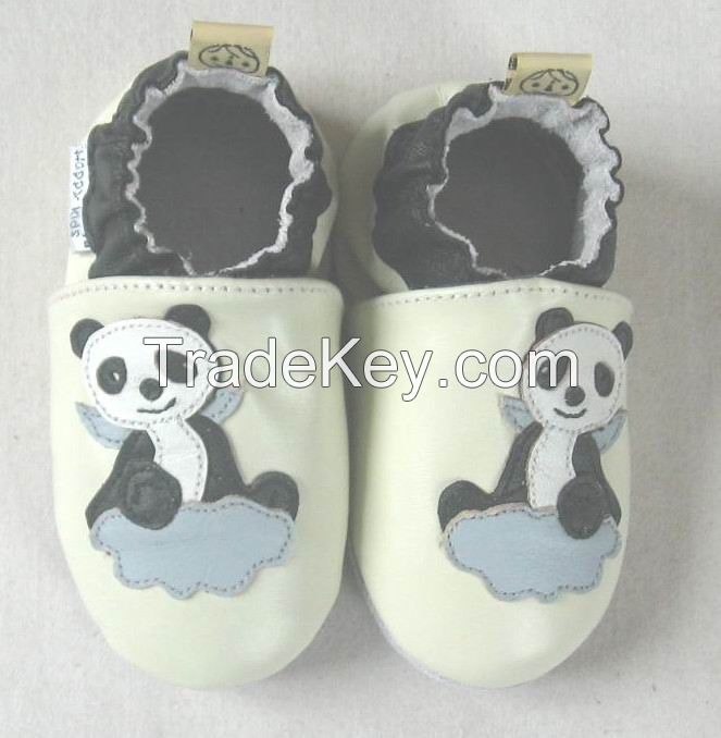 high quality soft sole leather baby shoes