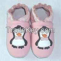 Sell soft sole infant kids baby leather shoes