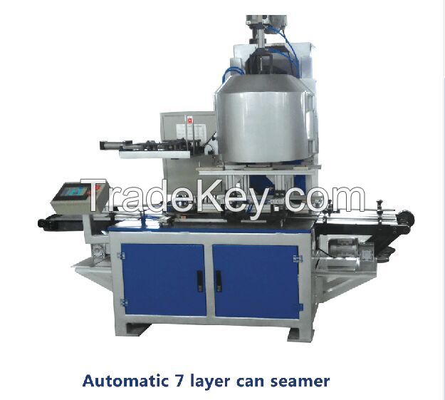 Cylindrical can seamer