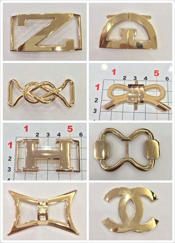 Wholesale women shoe garment accessories rhinestone buckles