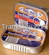 Canned sardines