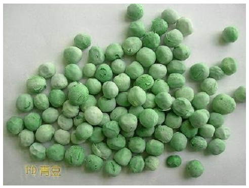 freeze dried green peas