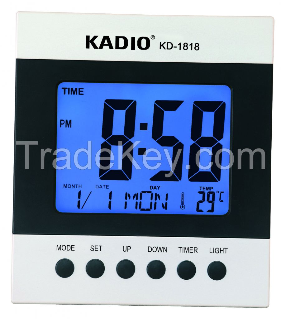 Digital & Table LCD Digital Clock KD-1818